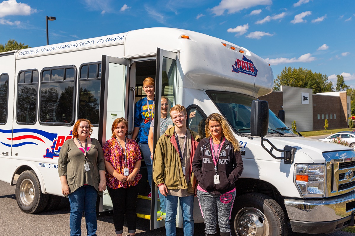 PATS bus with students