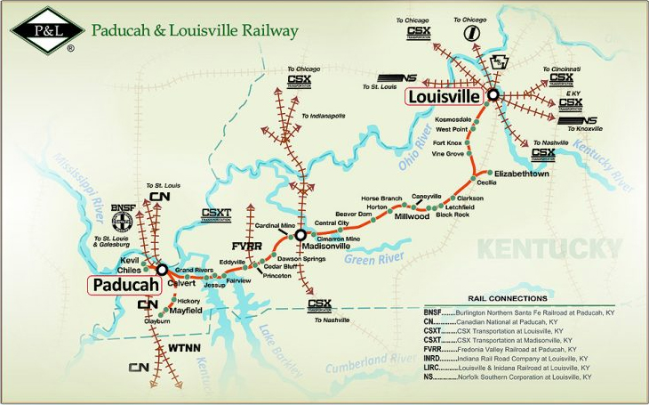 P&L Rail Map