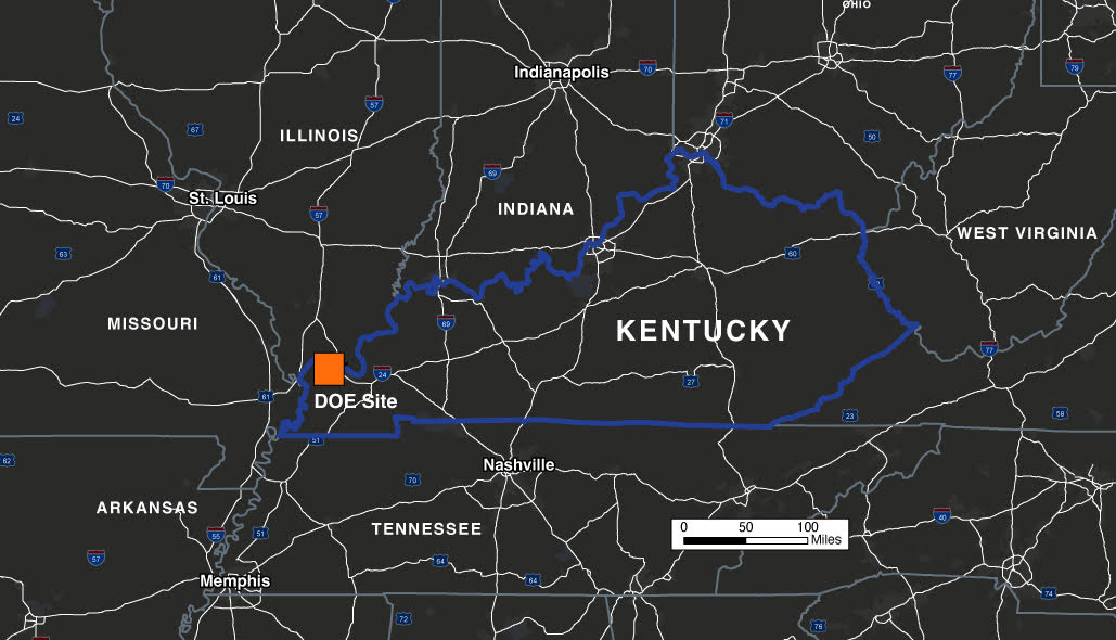 DOE Site proximity map